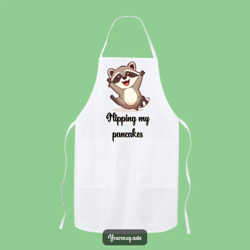 Funny Raccoon Dog Apron - Tumble into Fun While Cooking