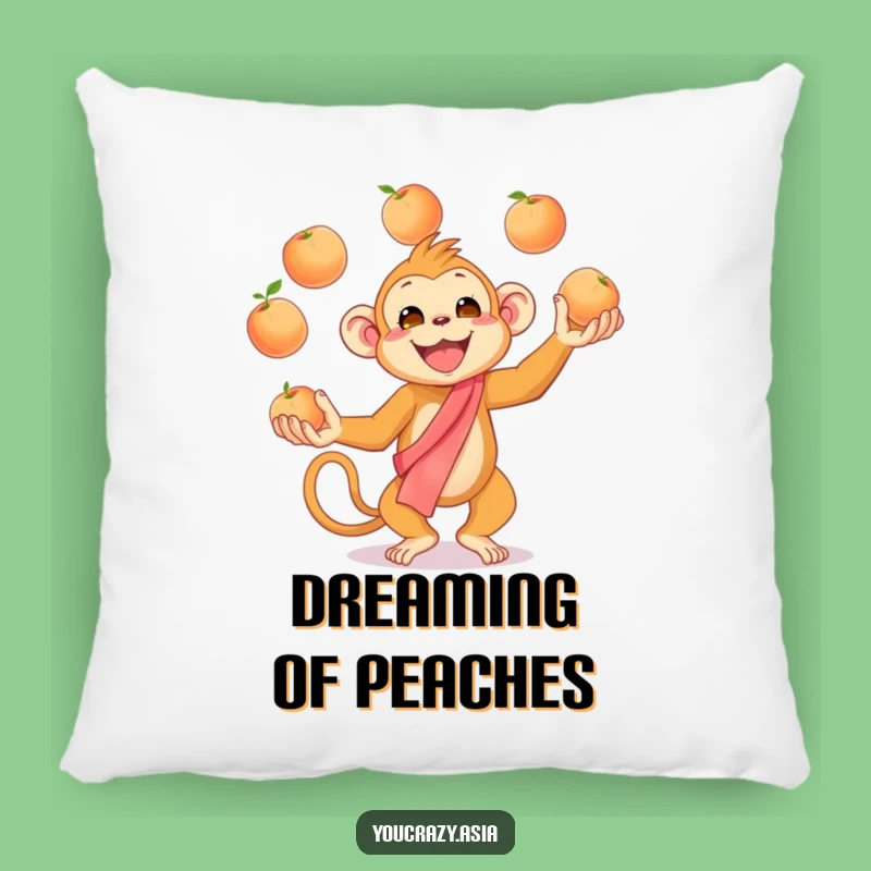 Funny Juggling Monkey Pillow - Cozy Enthusiasm for a Comfy Funny Gift