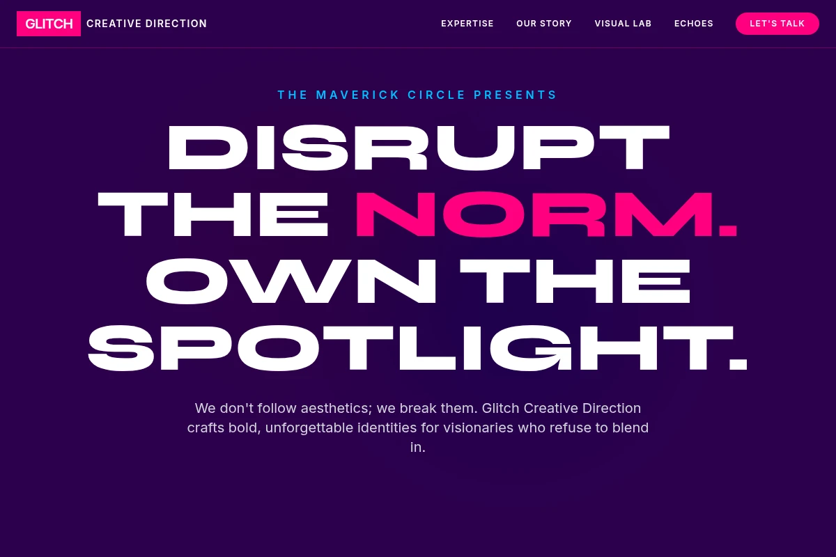 Glitch Creative Direction
