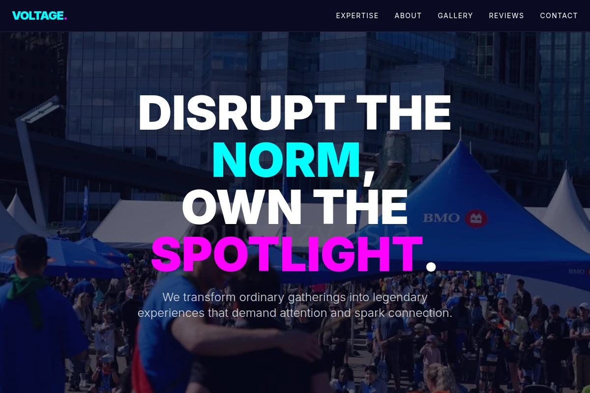 Voltage Event Marketing