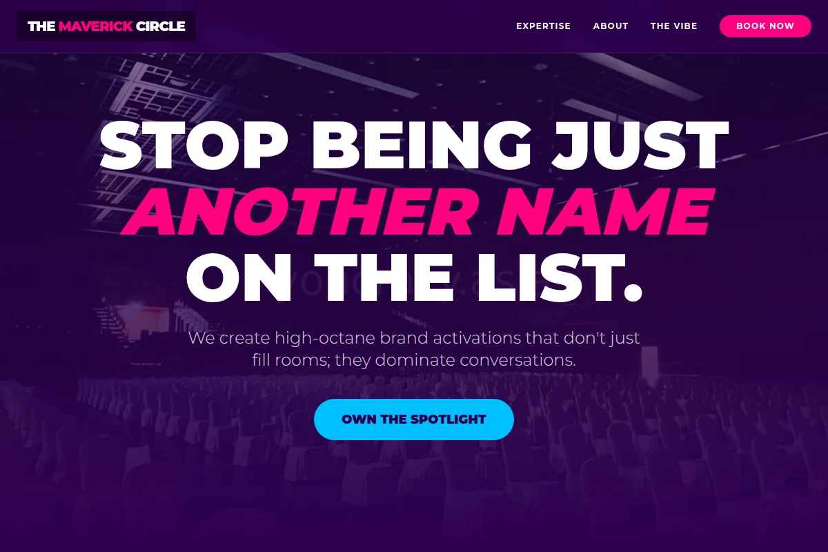 Disruptor Event Marketing