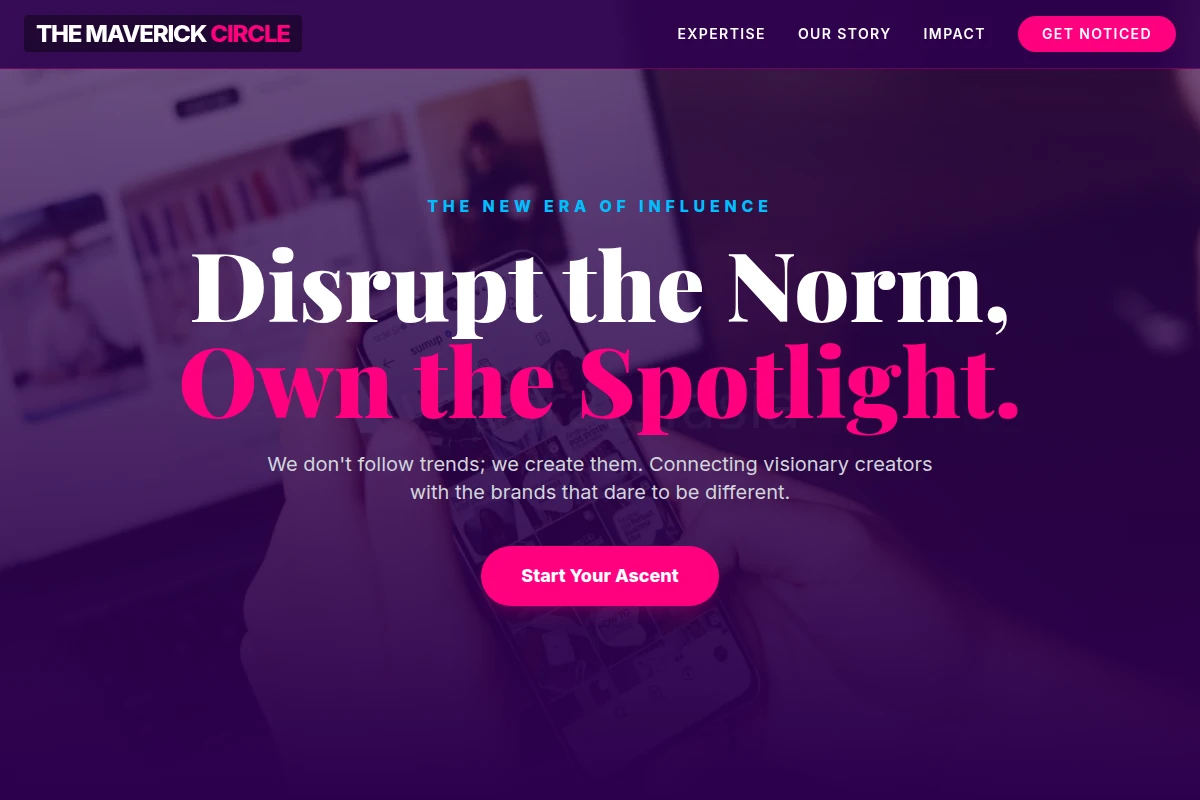 Disruptor Influencer Marketing