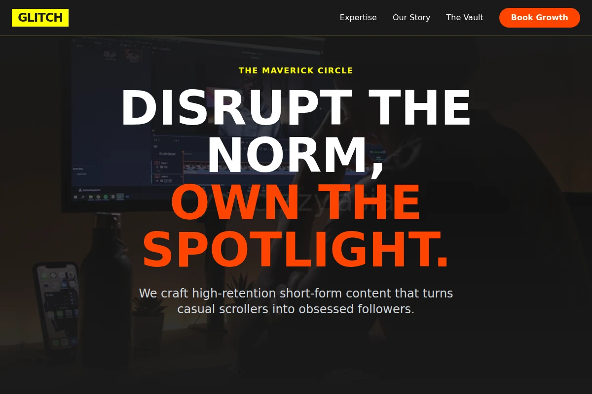 Glitch Short Form Video Agency