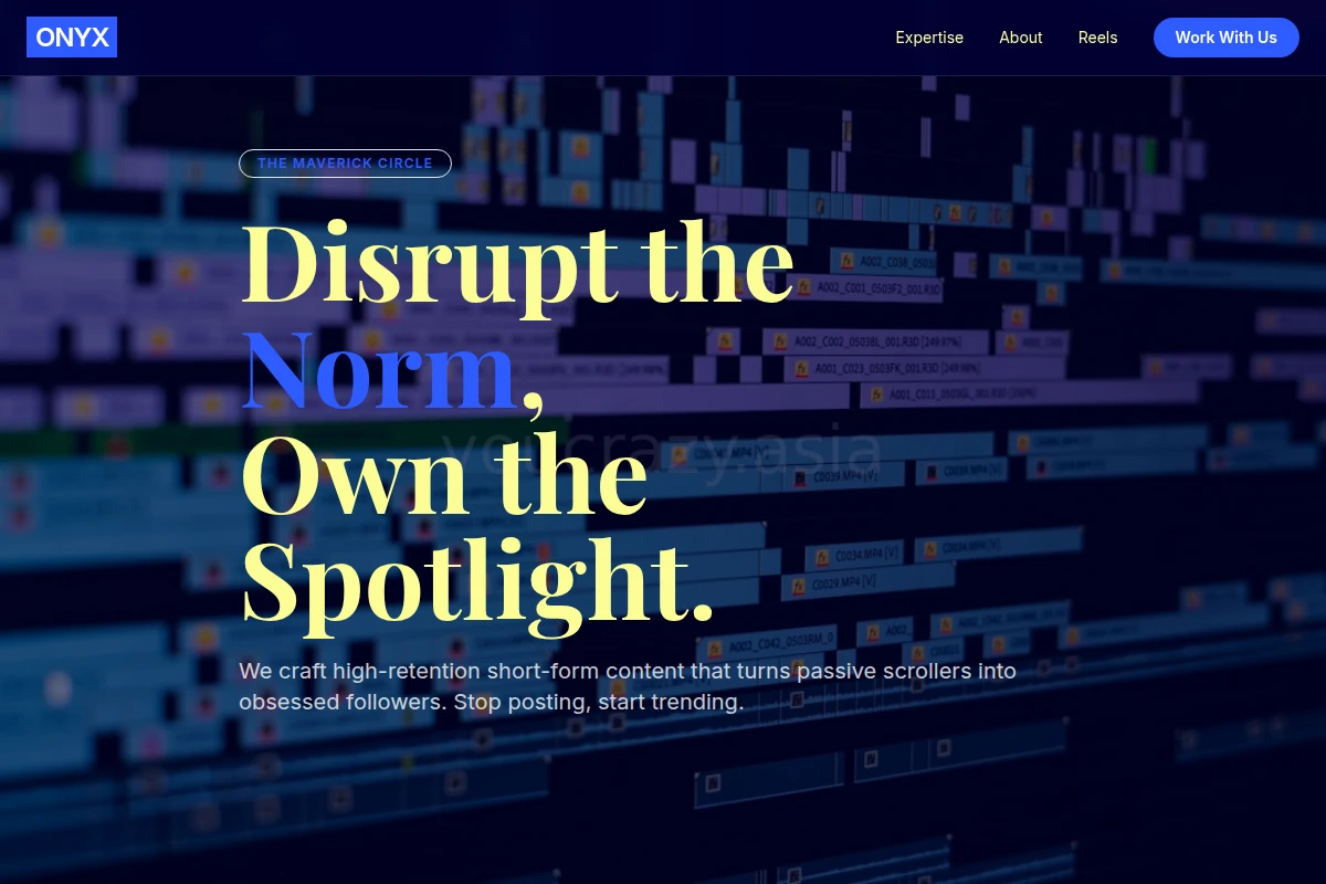 Onyx Short Form Video Agency