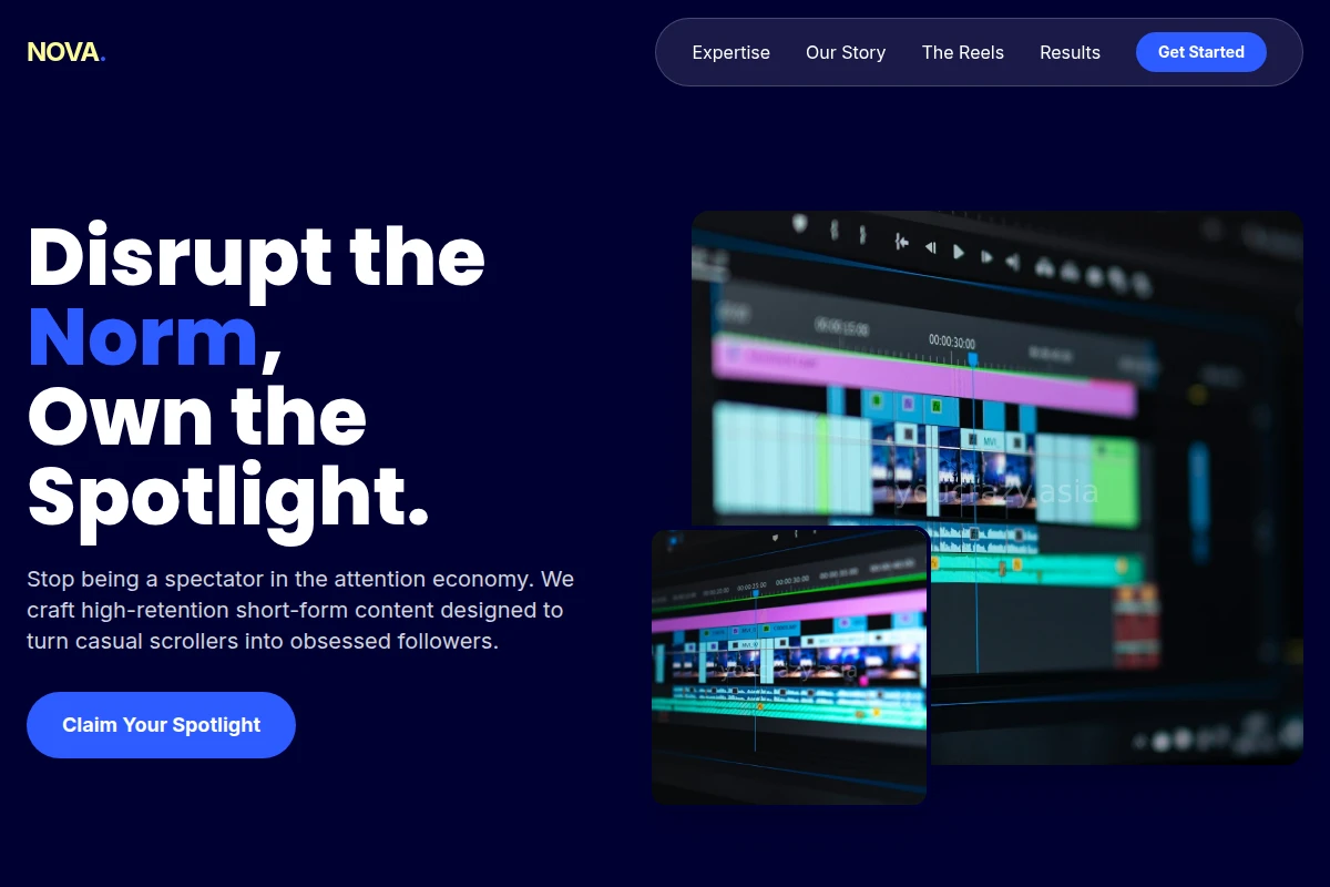 Nova Short Form Video Agency