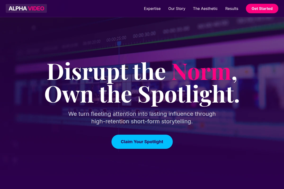 Alpha Short Form Video Agency