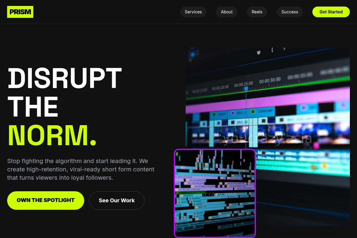 Prism Short Form Video Agency