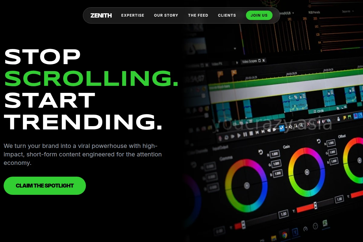 Zenith Short Form Video Agency