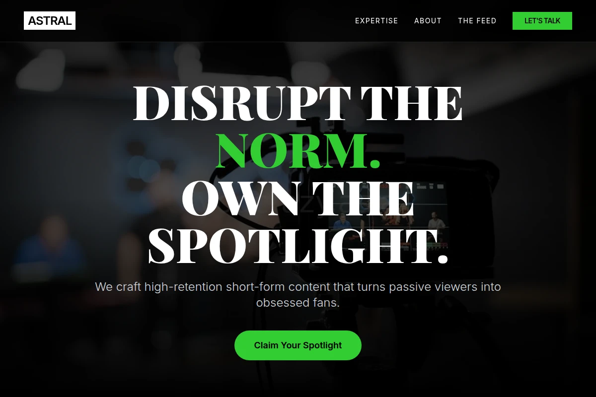 Astral Short Form Video Agency