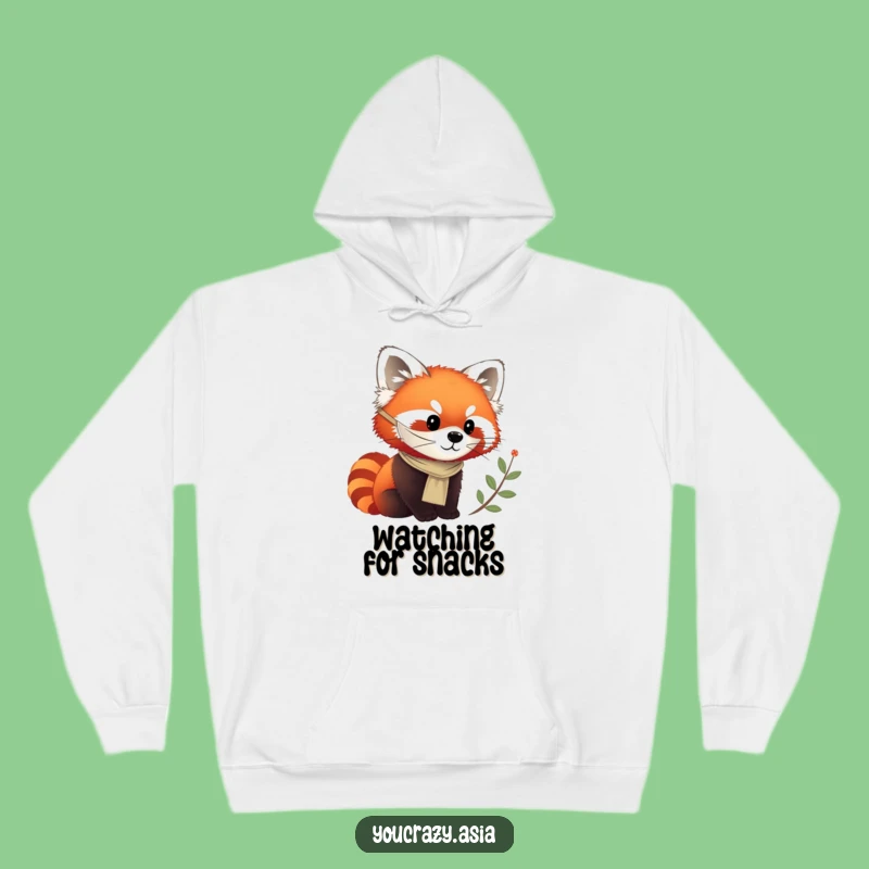 Funny Red Panda Mask Hoodie - Cozy Observer Gift for Chilly Days